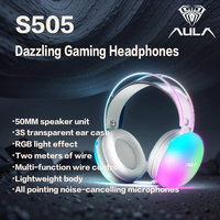 AULA S505 Gaming Esports Headset Computer Headset   Eat Chicken 7.1 Laptop Heavy Bass Wired Noise Cancellation