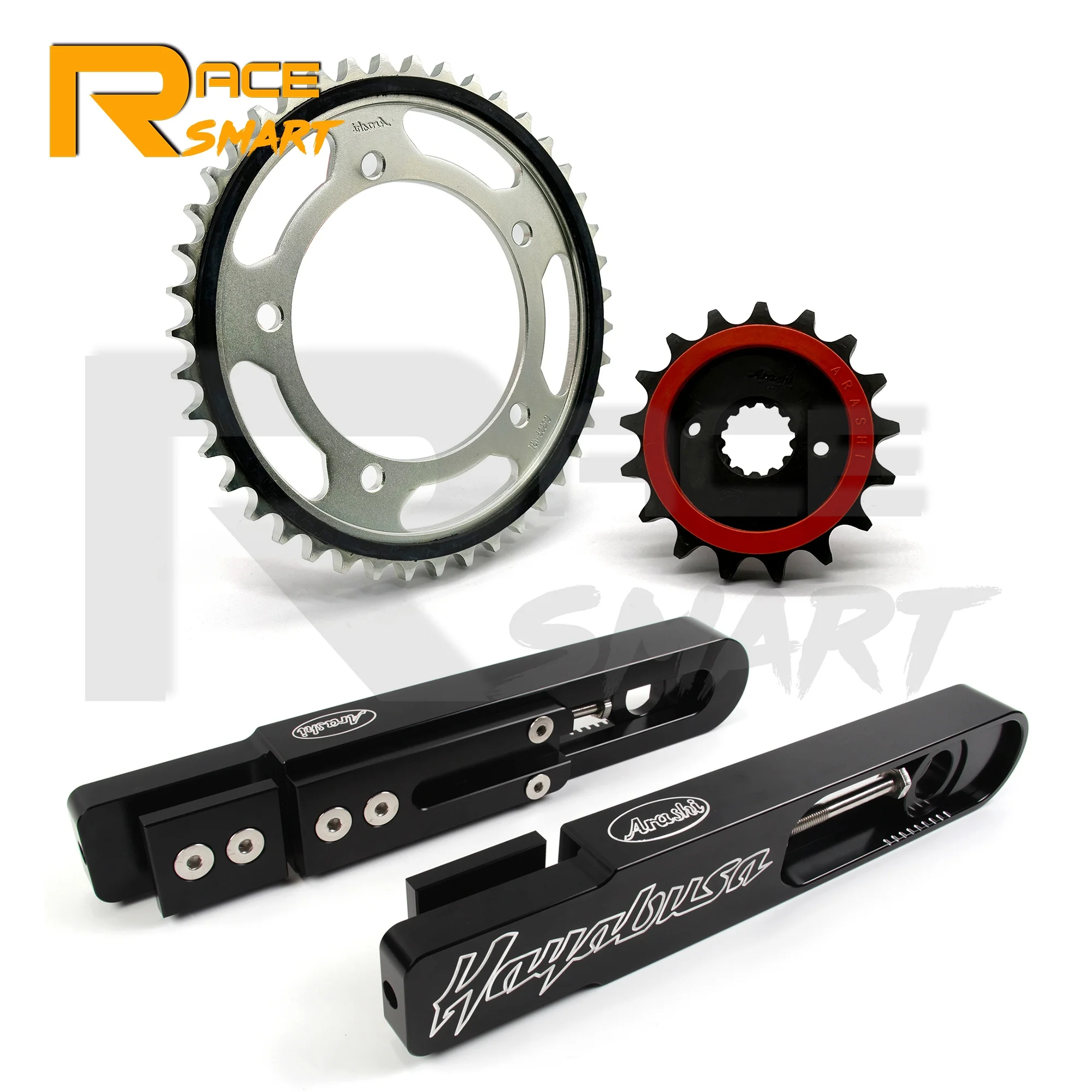 

CNC Extension Swingarm Front Rear Sprocket Kit For SUZUKI GSXR1300 Gen 1 HAYABUSA GSXR 1300 GSX-R1300 1999 - 2007 2000 2001 2002