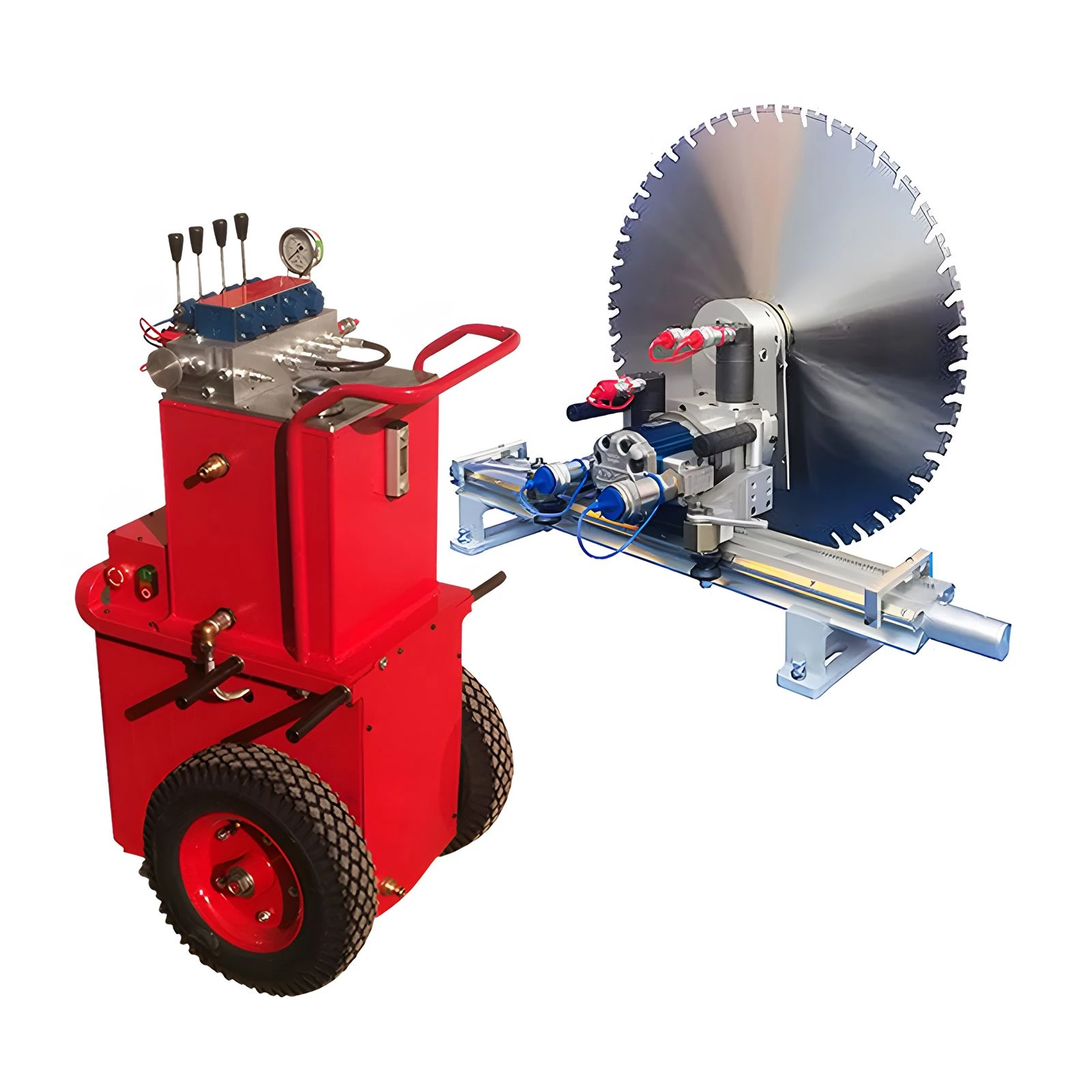 Hydraulic Concrete Wall Saw Machine Diamond Blade Electric Wall Cutter For Sale For Structural Wall Modification 