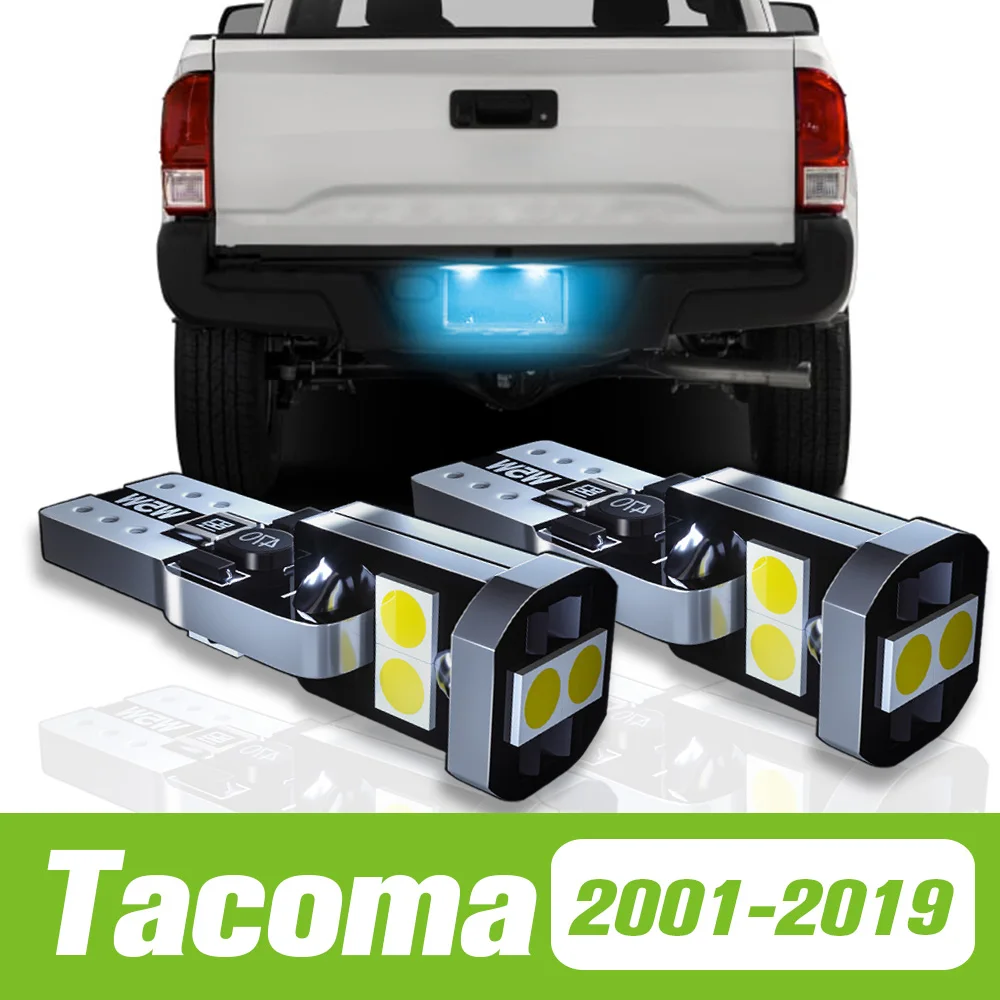 

2pcs For Toyota Tacoma 2001-2019 LED License Plate Light 2007 2008 2009 2010 2011 2012 2013 2014 2015 2016 2017 2018 Accessories