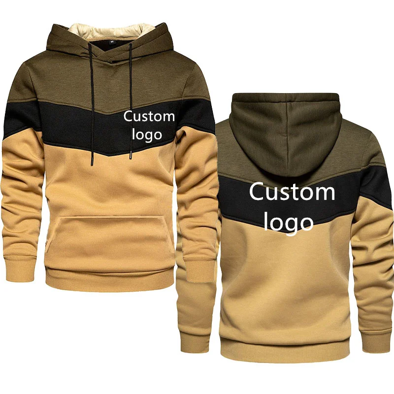 

Custom logo Oversized Loose men's sweatshirt pullover Autumn winter fleece men's hoodie top Custom Printed Men's Hoodie