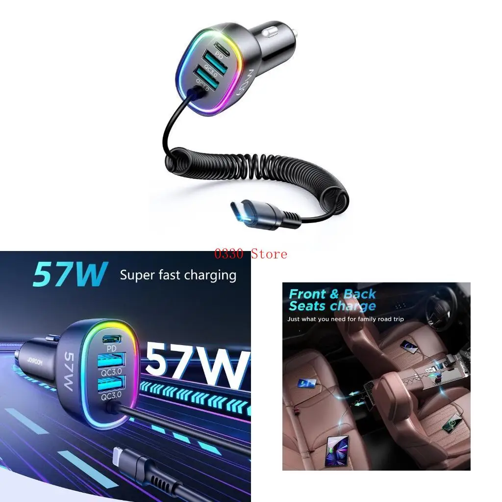 60W Car Pd Usb Type…