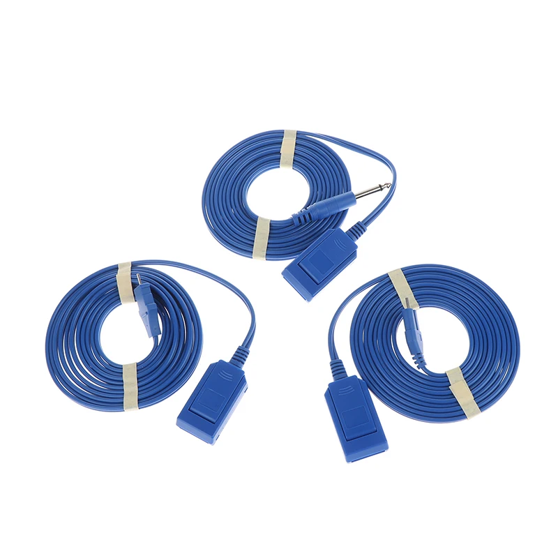 -Electrode Plate Adapter Cable Negative Plate Connecting Cable 2.0mm 6.3mm Plug For Disposable Bipolar Plate And Monopolar Plate