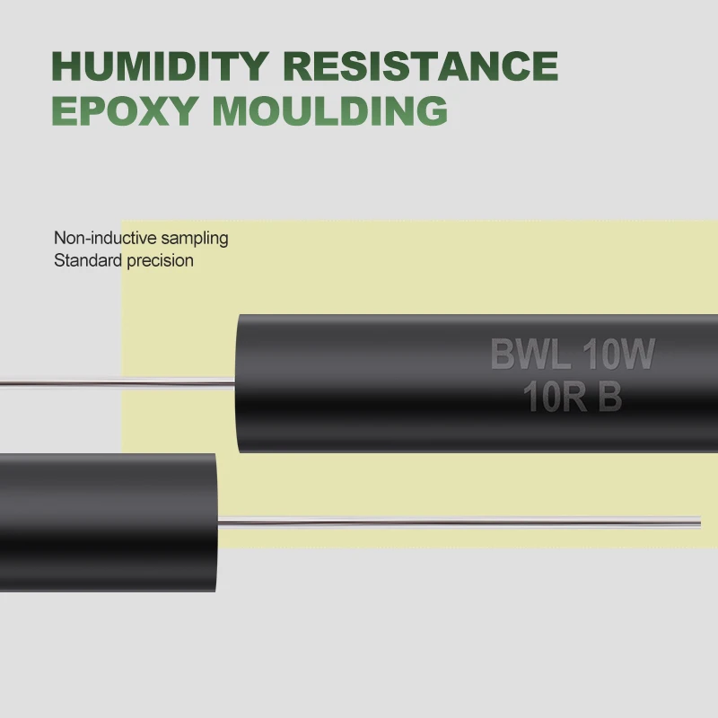 1Pcs Ee 0.25W0.5W1W2W High Precision Resistor 1R-10M Ohm 0.1% Low Temperature Coefficient Low Inductance Sampling Resistor
