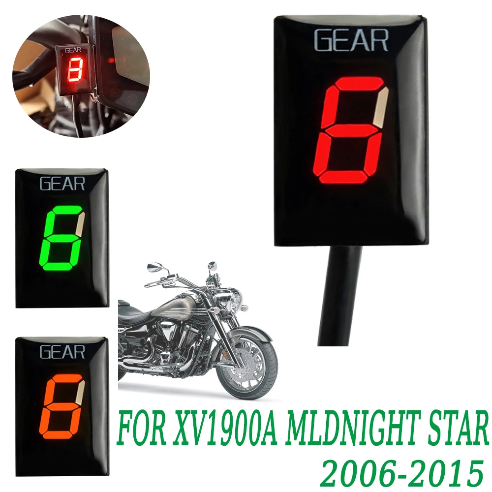 For Yamaha XV1900A XV1900 A Mldnight Star 2006 - 2015 Motorcycle Gear Display Indicator 1-6 gears 2014 2013 2012 2011 2010 2009