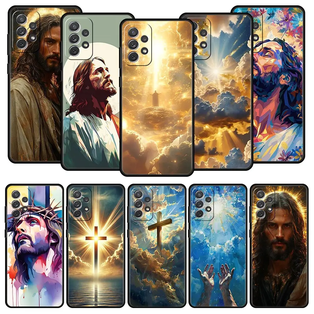 

Faith Christian Religious Jesus Case for Samsung A51 A71 A21S A12 A11 A15 A25 A31 A41 A23 A33 A53 A73 A05S A13 5G A35 A55 Cover