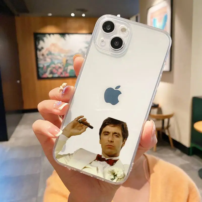 Scarface 1983 Film Al Pacino Movie Phone Case For Iphone 7 8 Plus X Xr Xs 11 12 13 Se2020 Mini Mobile Iphones 14 Pro Max Case