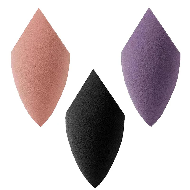 1 Stuk Make-Up Puff Microfiber Fluweel Spons Make-Up Blender Spons Poeder Eivormige Foundation Concealer Crème Gezicht Cosmetisch