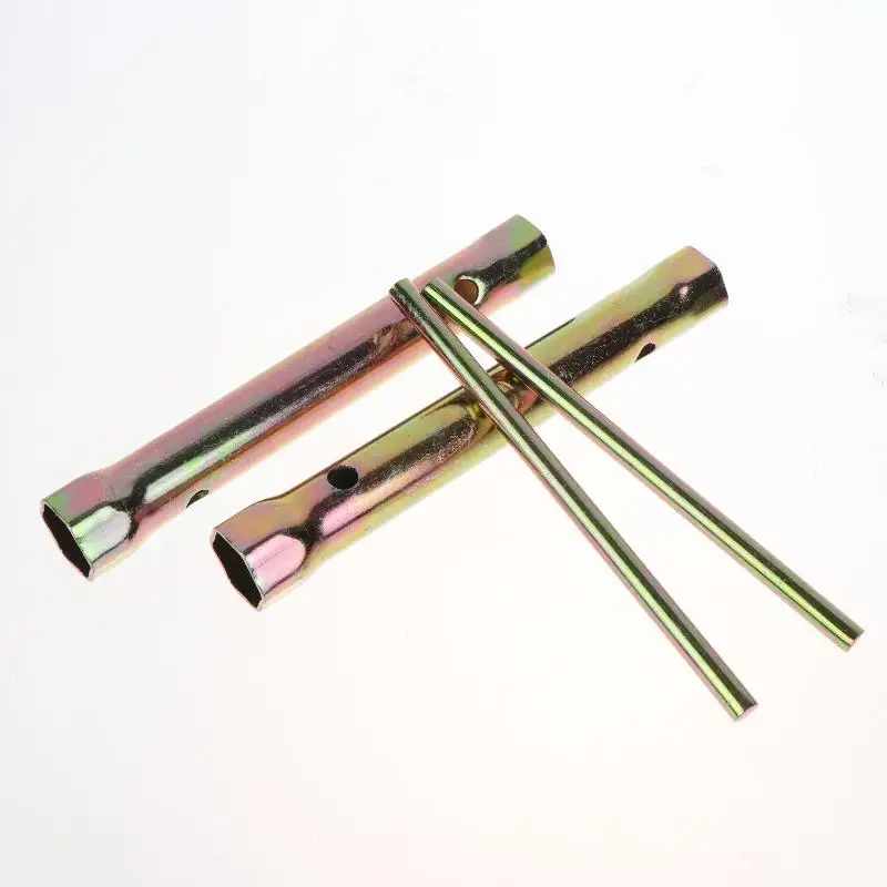 1/2pcs 18mm Double End Ignition Spark Plug Spanner Deep Reach Wrench Socket with Torque Bar Handle Motorcycle Part