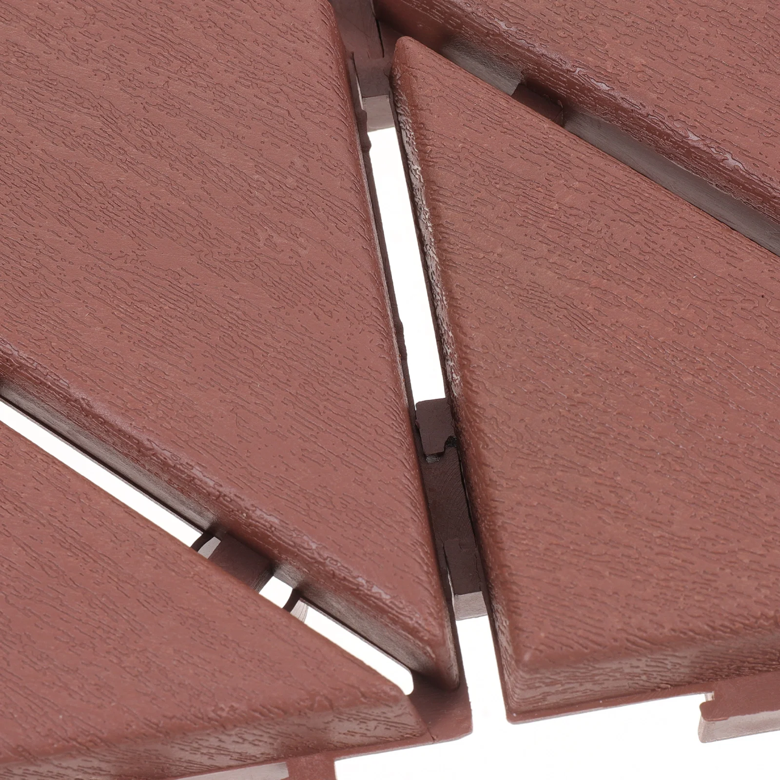 4Pcs Interlocking Deck Tiles Imitation Wood Plastic Durable Outdoor Patio Balcony Flooring Garden Decking Tiles