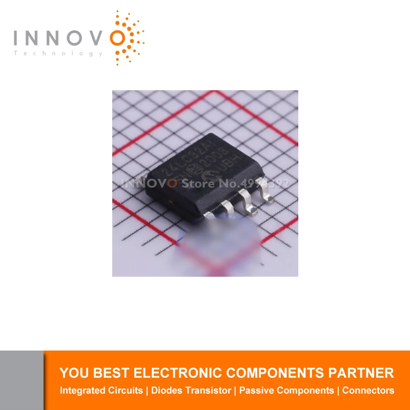 10Pcs/Lot 24LC32A-I…