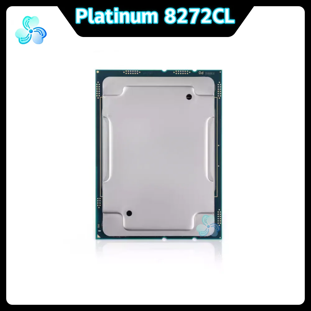Xeon Platinum 8272CL CPU SRF89 2.60GHz 26-Cores 52-Thread 35.75MB 195W LGA3647 CPU Processor for Server Motherboard Socket 3647
