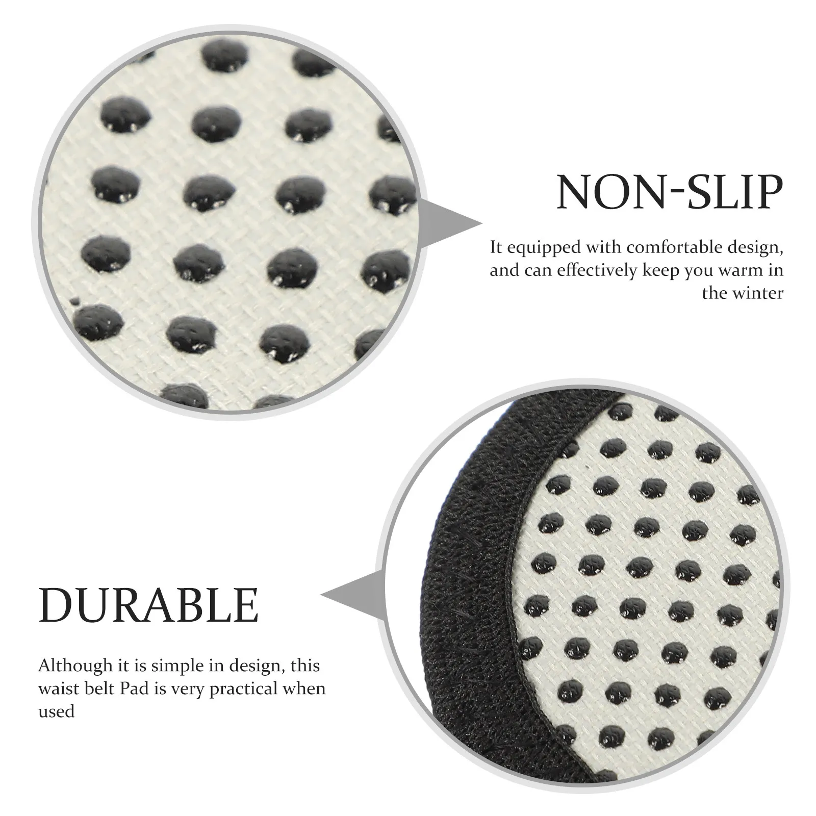 

3Pcs Wide Heating Waist Pad Professional Wear-Resistant Lumbar Support for Back Pain Relief Outdoor Sports Winter Warmth