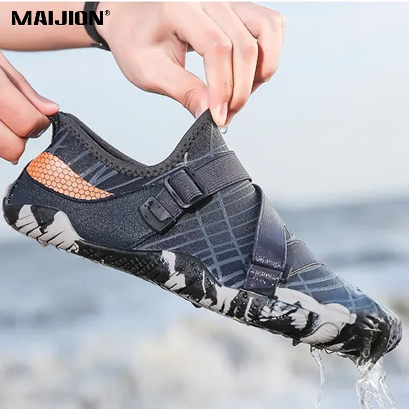 Unisex Aqua Shoes Quick Drying Non-slip Breathable Drainage Beach Surfing Fishing Boating Kayaking Rafting Water Sports Shoes