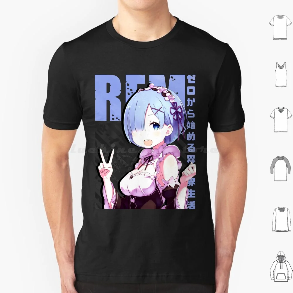 Rem-Camiseta de Anime para hombres, mujeres y niños, camisa de Manga japonesa Re Zero, Kara Hajimeru Isekai, regalo perfecto, 6xl