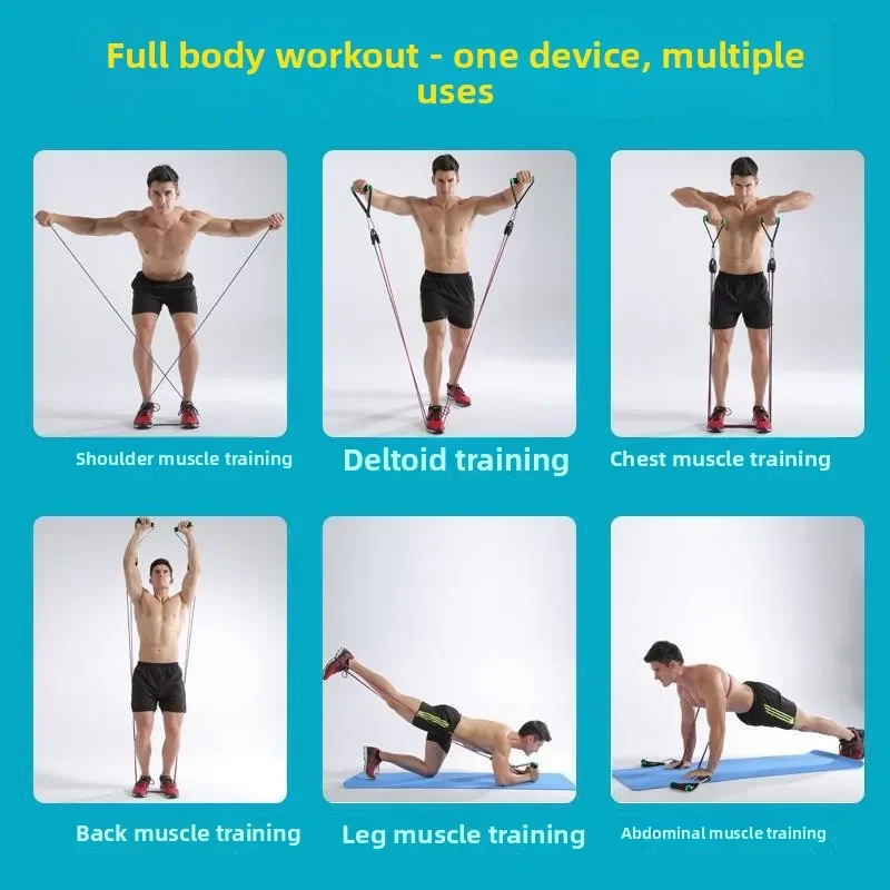 Fitness Tension Rope, Anti Breakage Elastic Rope, Multi-functional Elastic Band for Fitness Exercise, Home Resistance Bands