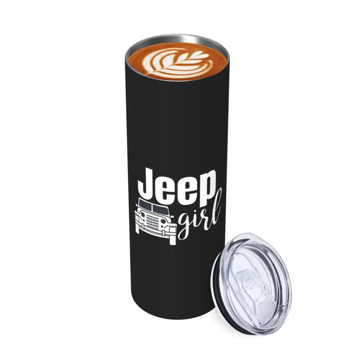 

Стакан Jeep Girl из нержавеющей стали, кружки с вакуумной изоляцией, термохолодные чашки, соломинки с крышкой, 20 унций