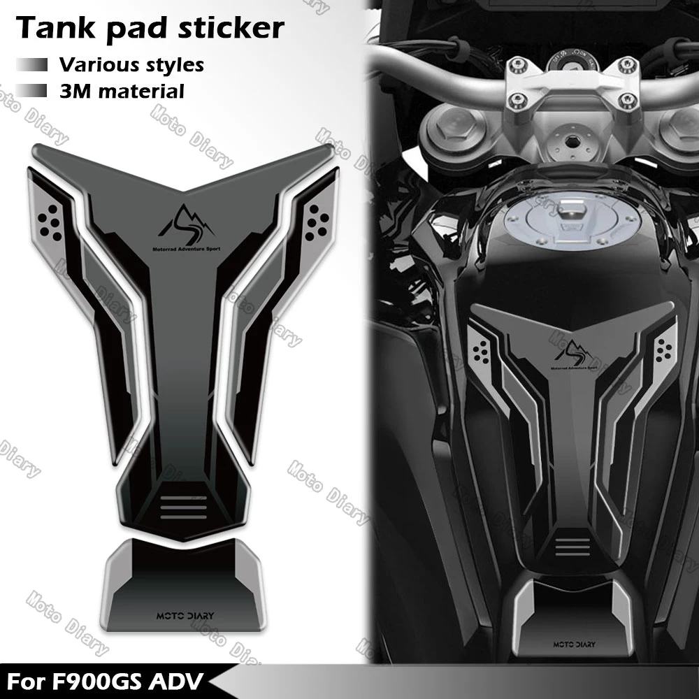 For F900GS Adventure F 900 GS ADV 3D Motorcycle Tank Pad Sticker Protector Triple black Decal 2024 2025