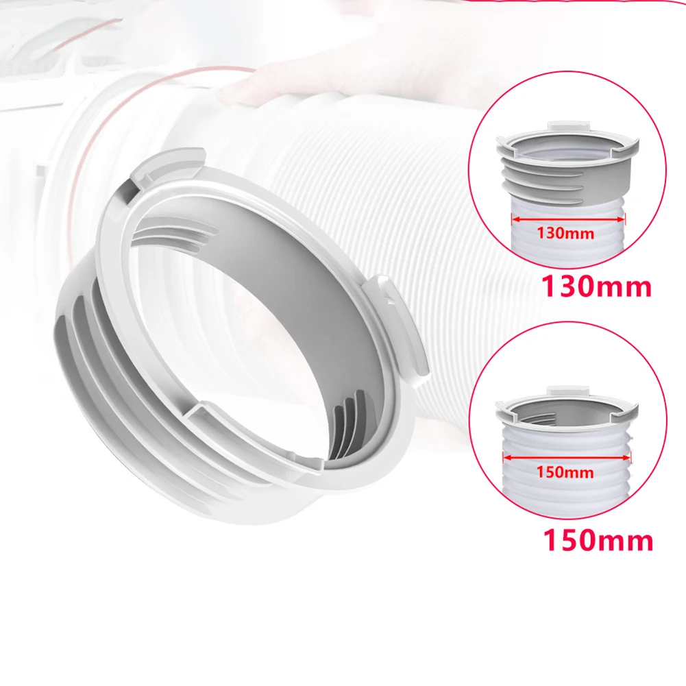 For Portable AC Installation White Portable AC Adapter Air Conditioner Connector Leak-proof Design Lightweight Construction