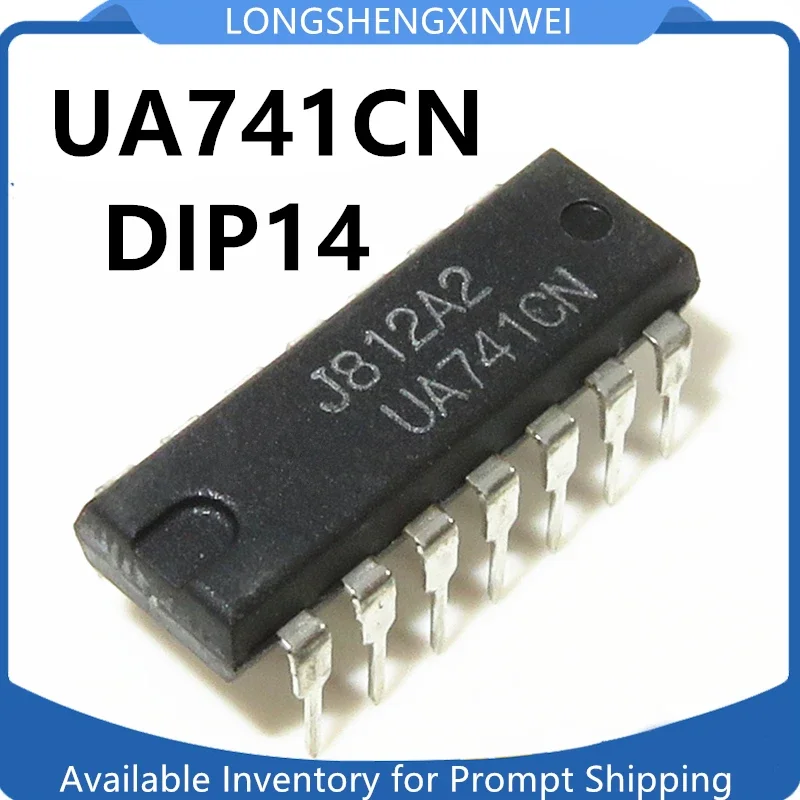 1PCS UA741CN DIP14 UA741 DIP8 New