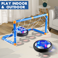 Hover Soccer Ball for Boys and Girls, Rechargeable Air Floating Soccer with LED Lights and Foam Bumper, Fun Soccer Toy for Kids