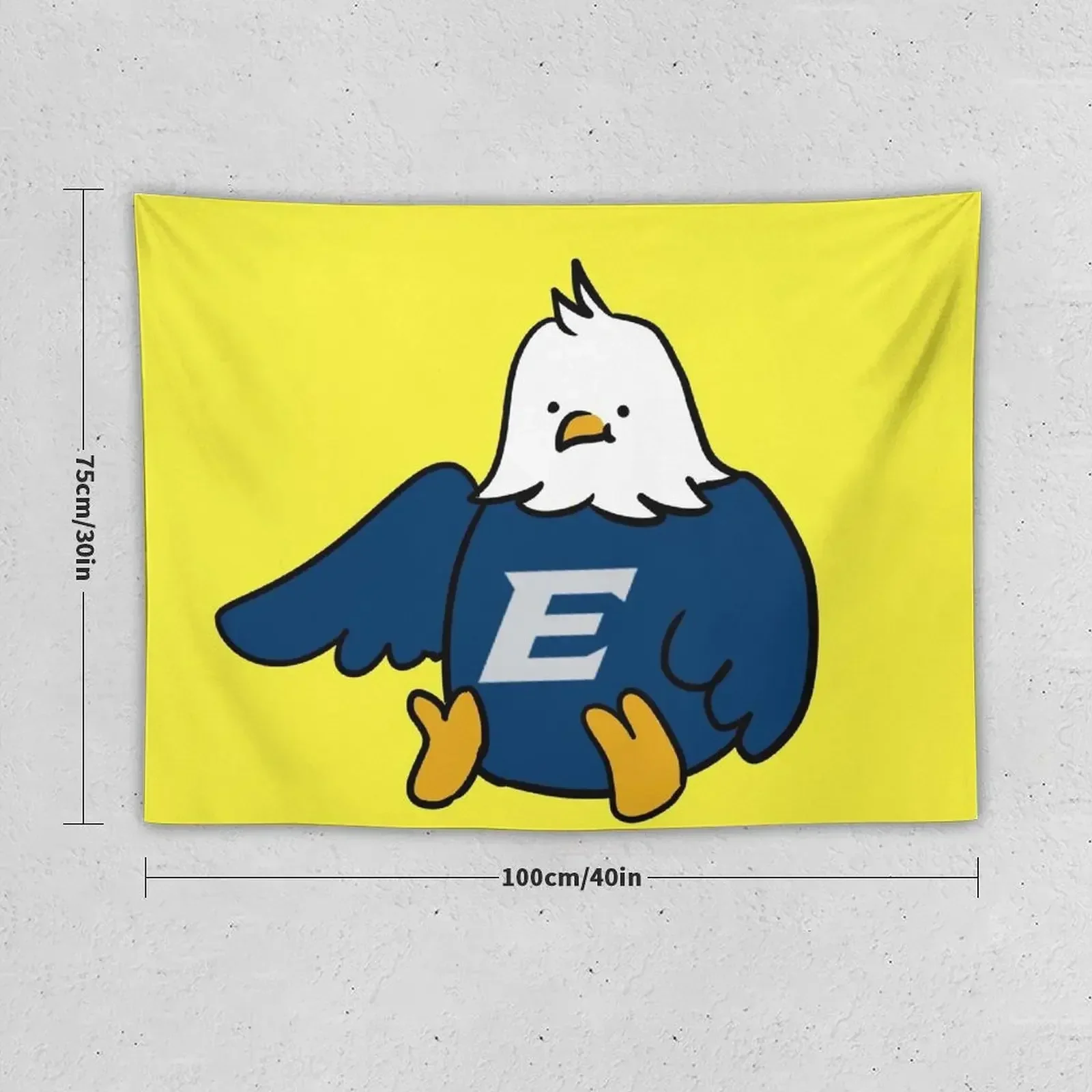 Swoop the Eagle - Emory University Tapestry Bedroom Decor Wall Hanging Decor Cute Room Things Tapestry