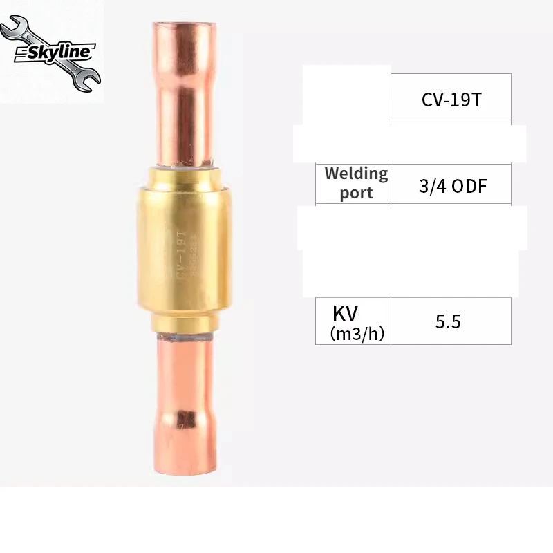 Check valves Anti-reflux valve for Air conditioner cold storage unit  Heat pumps Refrigerating plant  weld 1/4 1/2 3/4 5/8