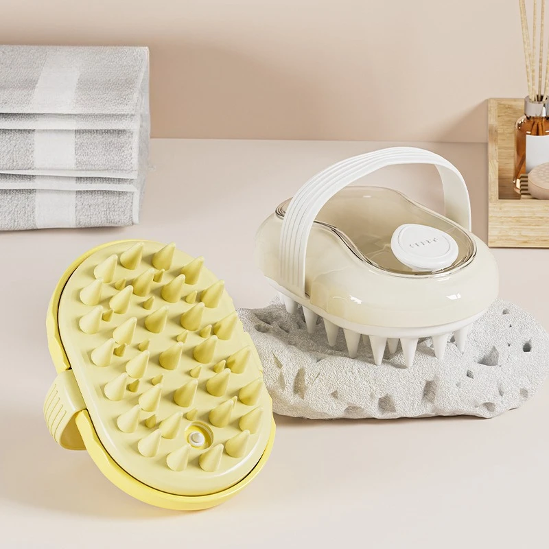 Multifunctional Plus Shampoo Massage Shampoo Comb Household Silicone Shampoo Comb Special Scalp Cleaning Massage Shampoo Brush