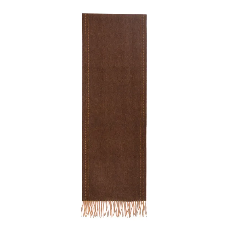 mrakeai-kyyds-mk-オーストラリア産00％ウール両面無地スカーフ-秋冬用保温-80cm丈-60番手ウール