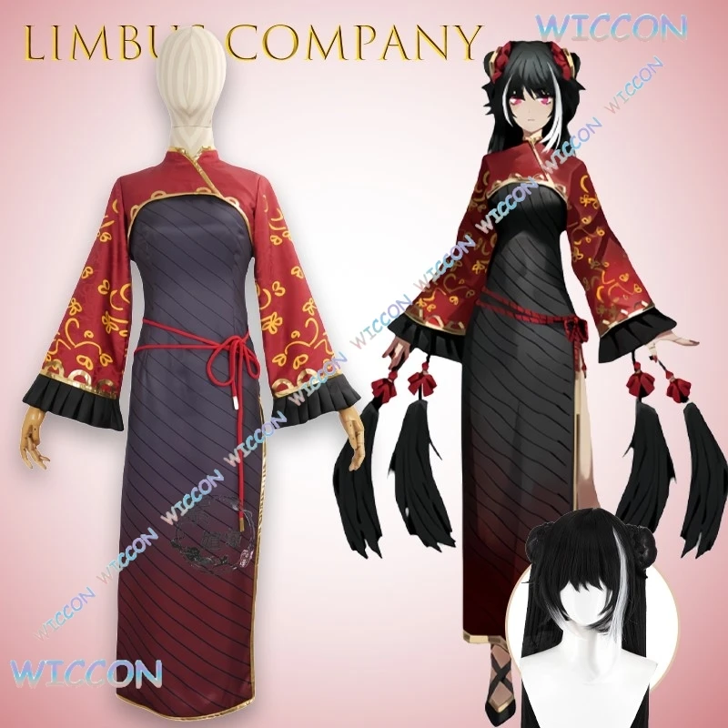 

Anime Game Character Limbus Company JiaXichun Cosplay Costume Uniform Outfit Halloween Party Cos Dress Stage Concert Performance