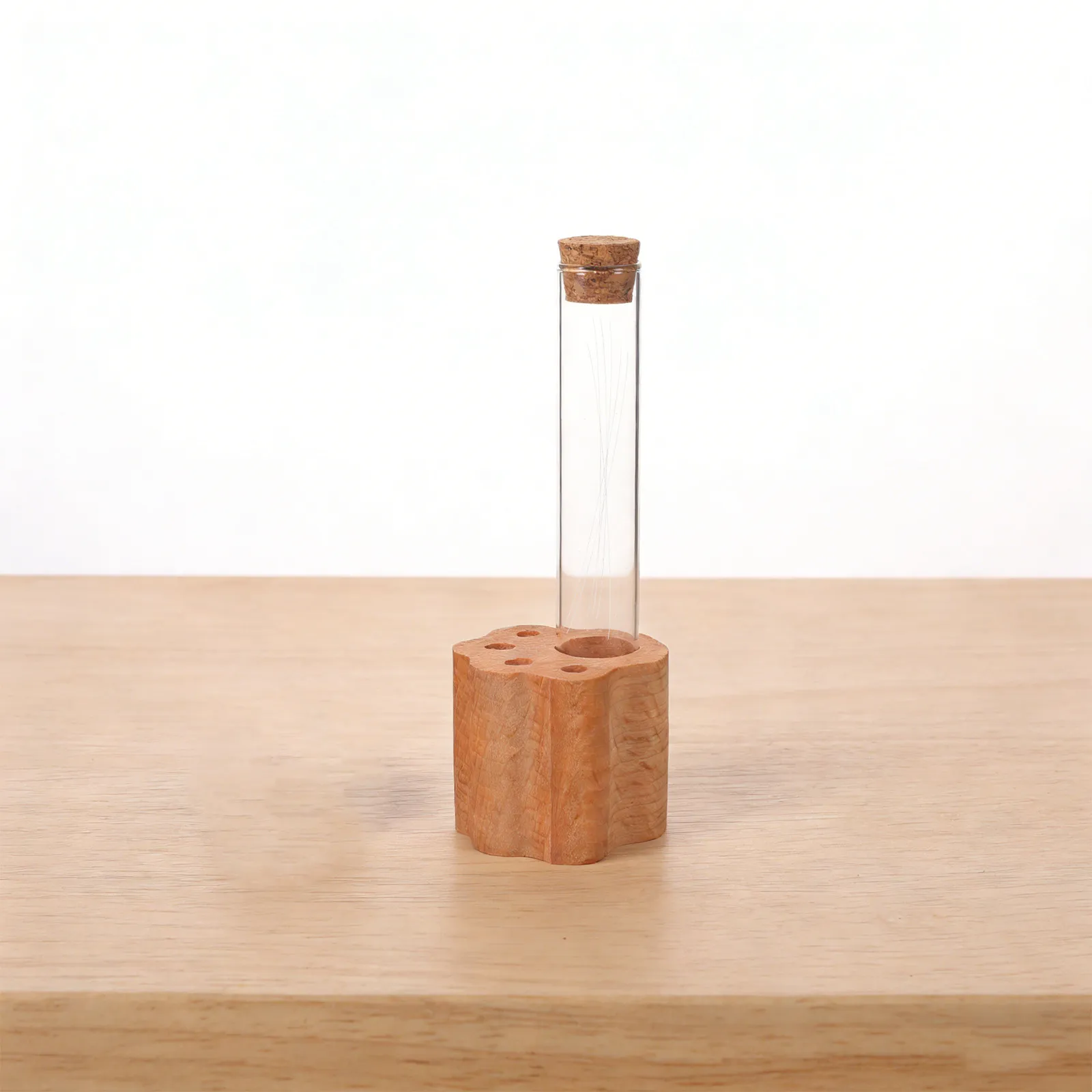 Pet Hair Preservation Glass Bottle Stable Base Cat Whisker Keepsake Jar Dog Hair Memorial Storage Souvenir Vial Home Display