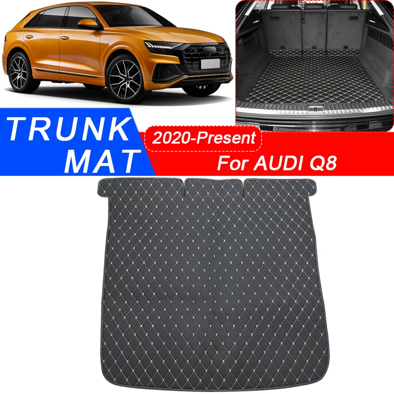 

Custom Car Trunk Main Mats For Audi Q8 2020-Present Waterproof Anti Scratch Non-slip Protect Cover Internal Auto Accessory