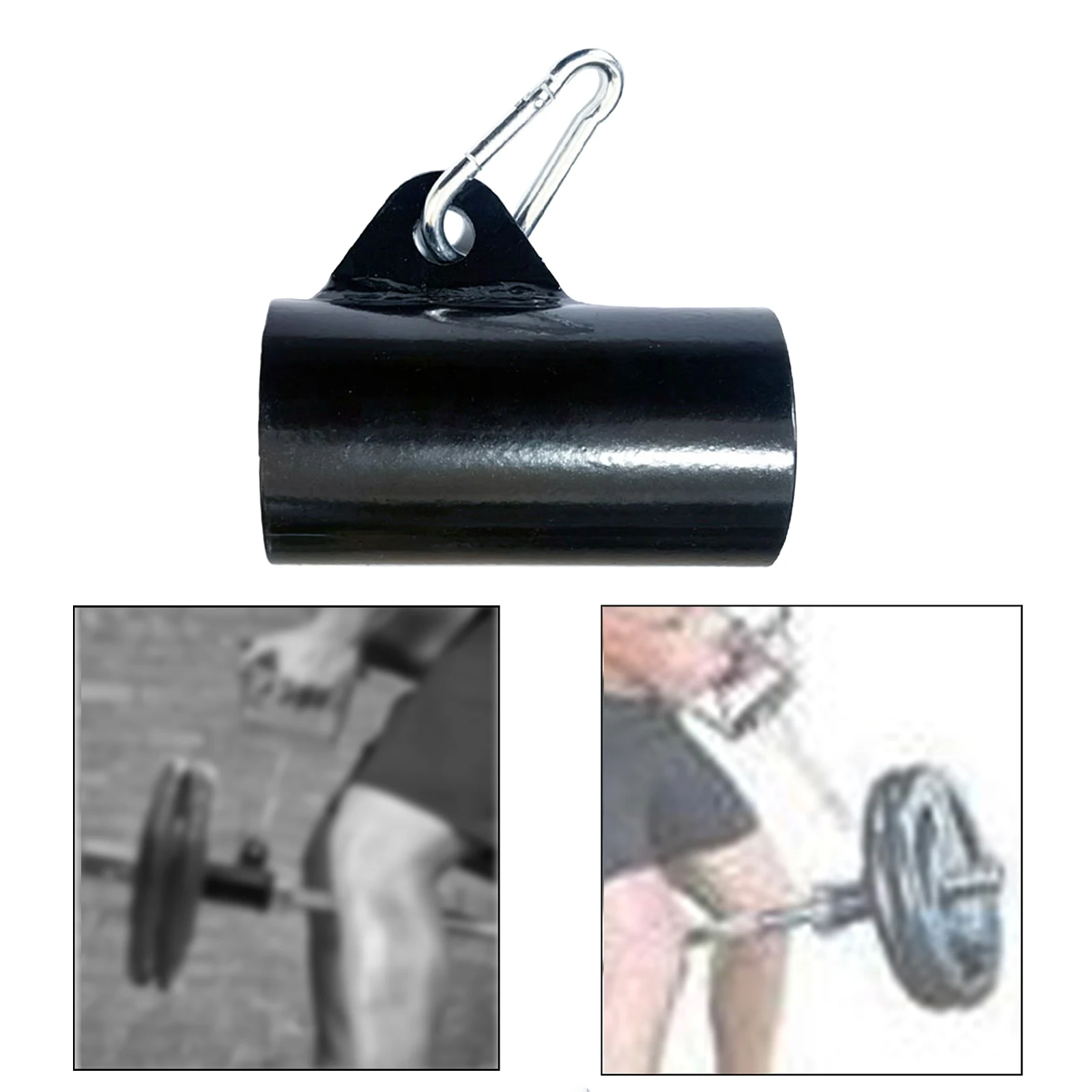 T Bars Row Attachment Bent over Exercises Core Muscles Handle Workout Gym Fitness Portable Landmine Attachment Eyelet Attachment