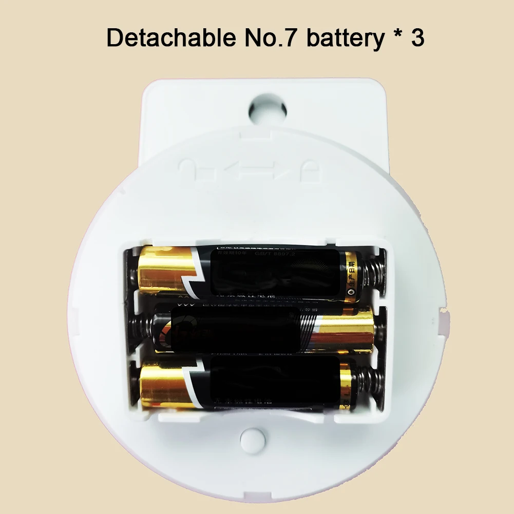 Small Round Smart Sensors Light Cordless Motion Activations Nightlight For Room Kitchen Aisle