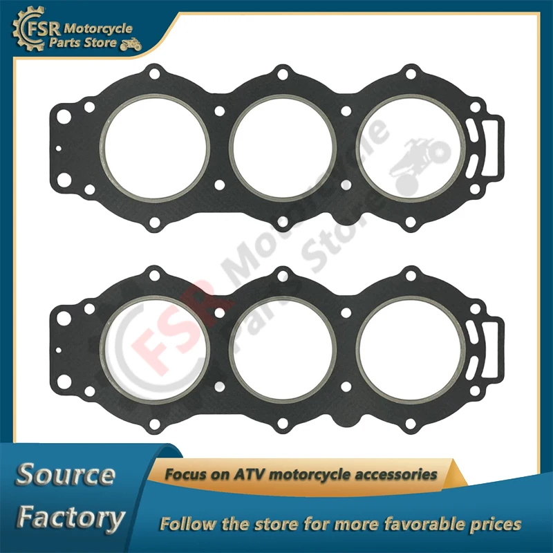 2PCS Outboard engine cylinder head gasket gasket suitable for Yamaha Y85HP 688-11181-A2