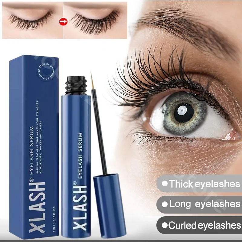 Small Blue Tube Eyelash Essence Nourishing and Nourishing Eyelash Care Solution 3ml To Maintain Thick Eyelashes