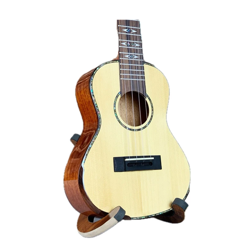 

Professional 23" 26"Acoustic Ukulele With Solid spruce/mahogany Top/Body, 23 inch ukulele Concert,Arm support,26 inch tenor