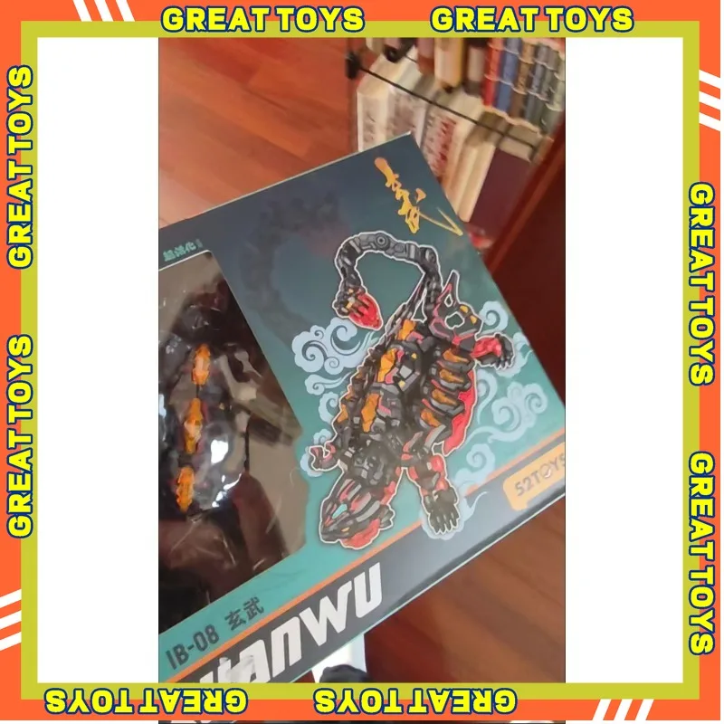 

In stock IB-08 Xuanwu Deformation Robot, 52TOYS Infinitybox Series Converting in Mecha and Cube, Action Figure, Collectible Gift