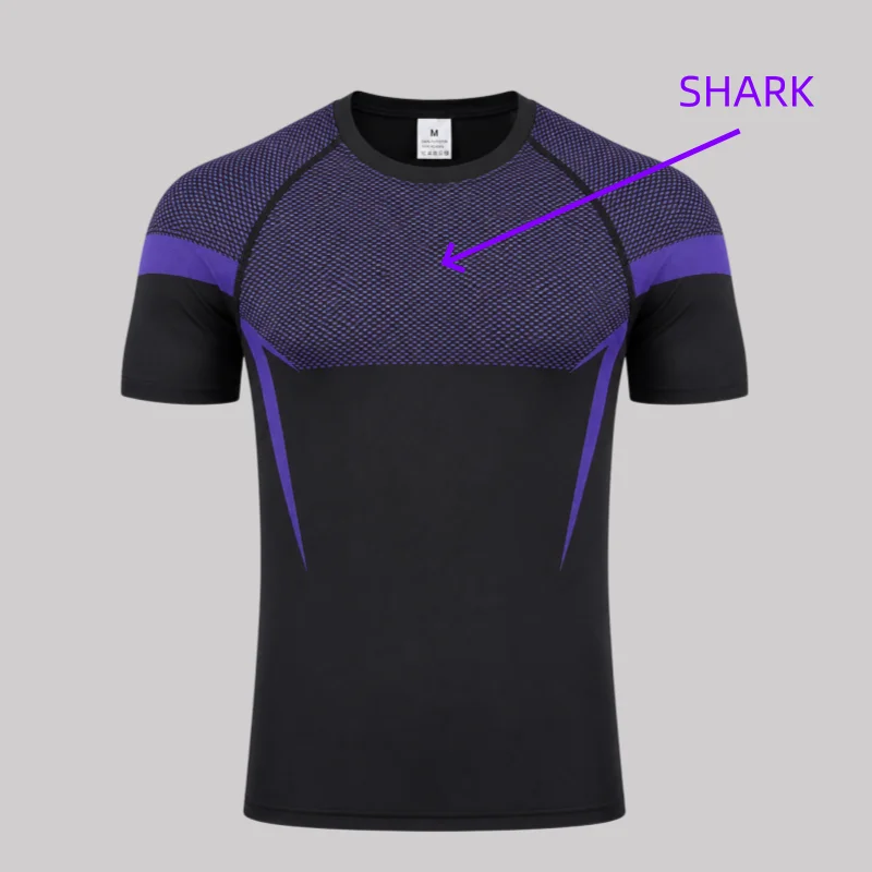 Men's fitness compression GYM short sleeved, tight fitting, onyx5.0 fitness short sleeved, outdoor fitness gym.
