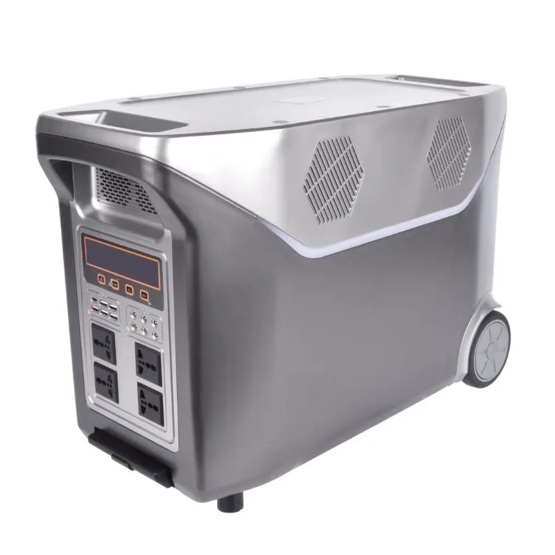 Outdoor power supply 5000W portable large-capacity mobile, household energy storage  lithium iron phosphate