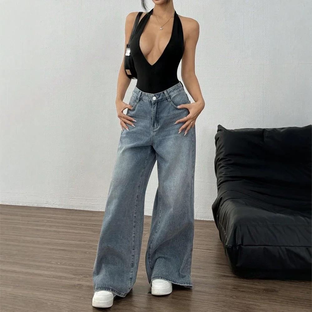 CPSYMYM حللا الربيع الصيف اليومية الأساسية الكورية بلون يغرق الرقبة الرسن الرقبة قصيرة حللا غير رسمية للنساء