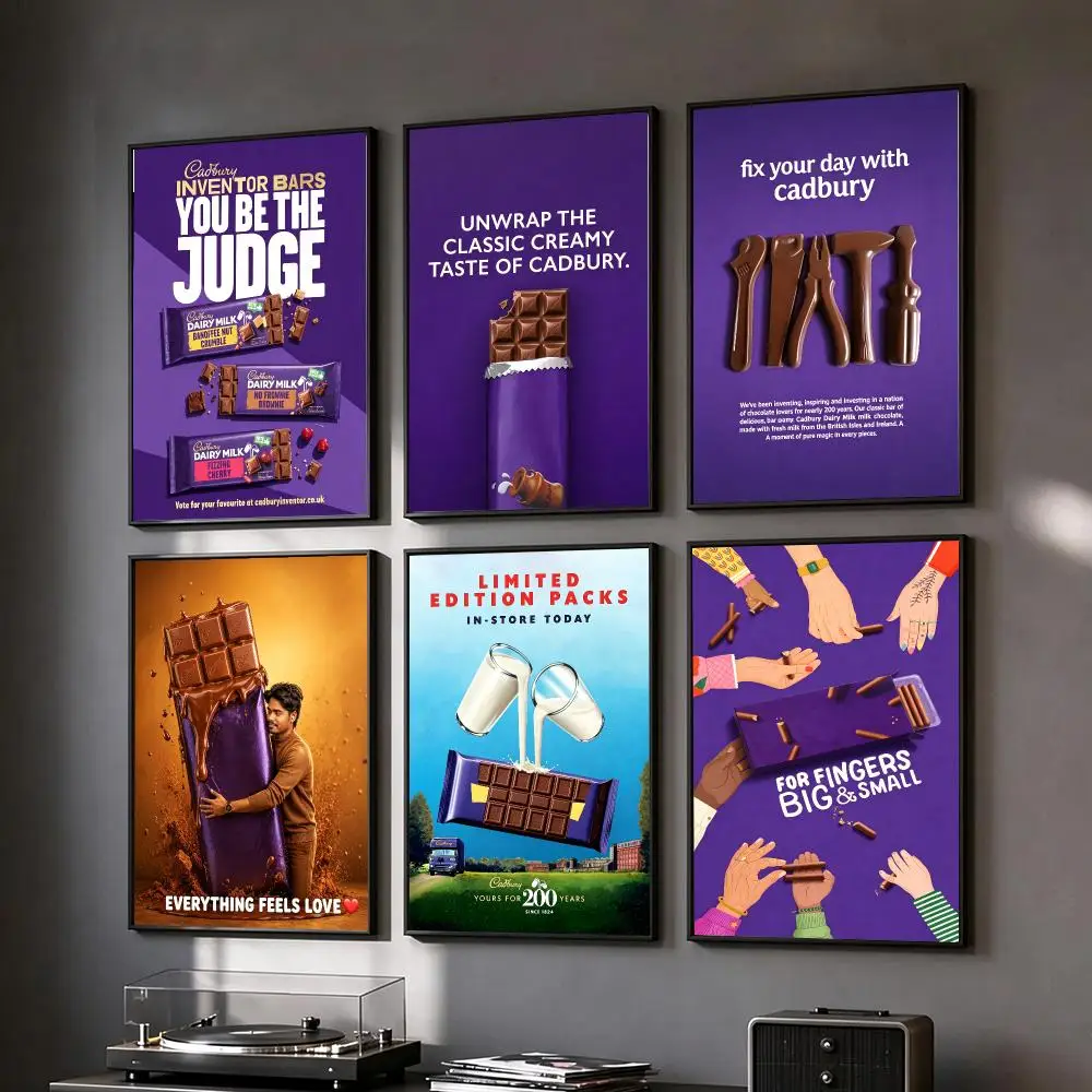popular Cadbury Poster Poster HD Printing Vintage Luxe Home Decor Wall Art for the Living Rooms Entryways Gift
