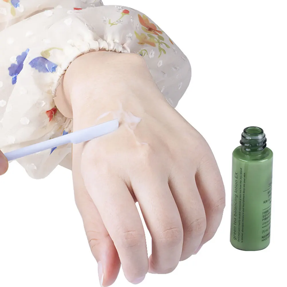 Espátula de botella raspadora de belleza de silicona, herramienta de limpieza de maquillaje, aplicador, removedor de esmalte de uñas, limpiador de brillo de labios, 3 uds.