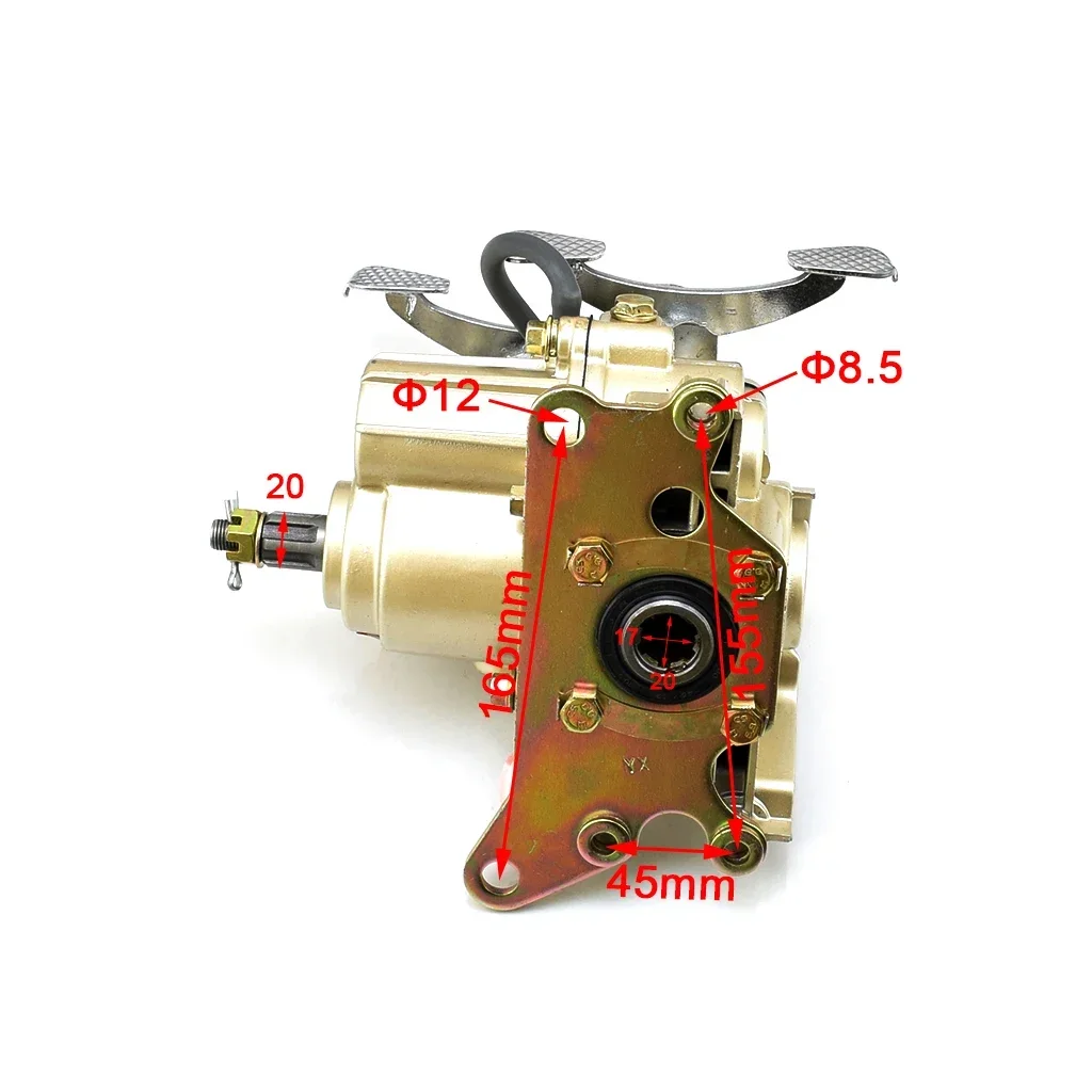 Heavy Duty Double Speed Forward Backward Reverse Drive Gear Box Transfer Case Assy For 250cc~ 800cc ATV UTV Tricycle Buggy