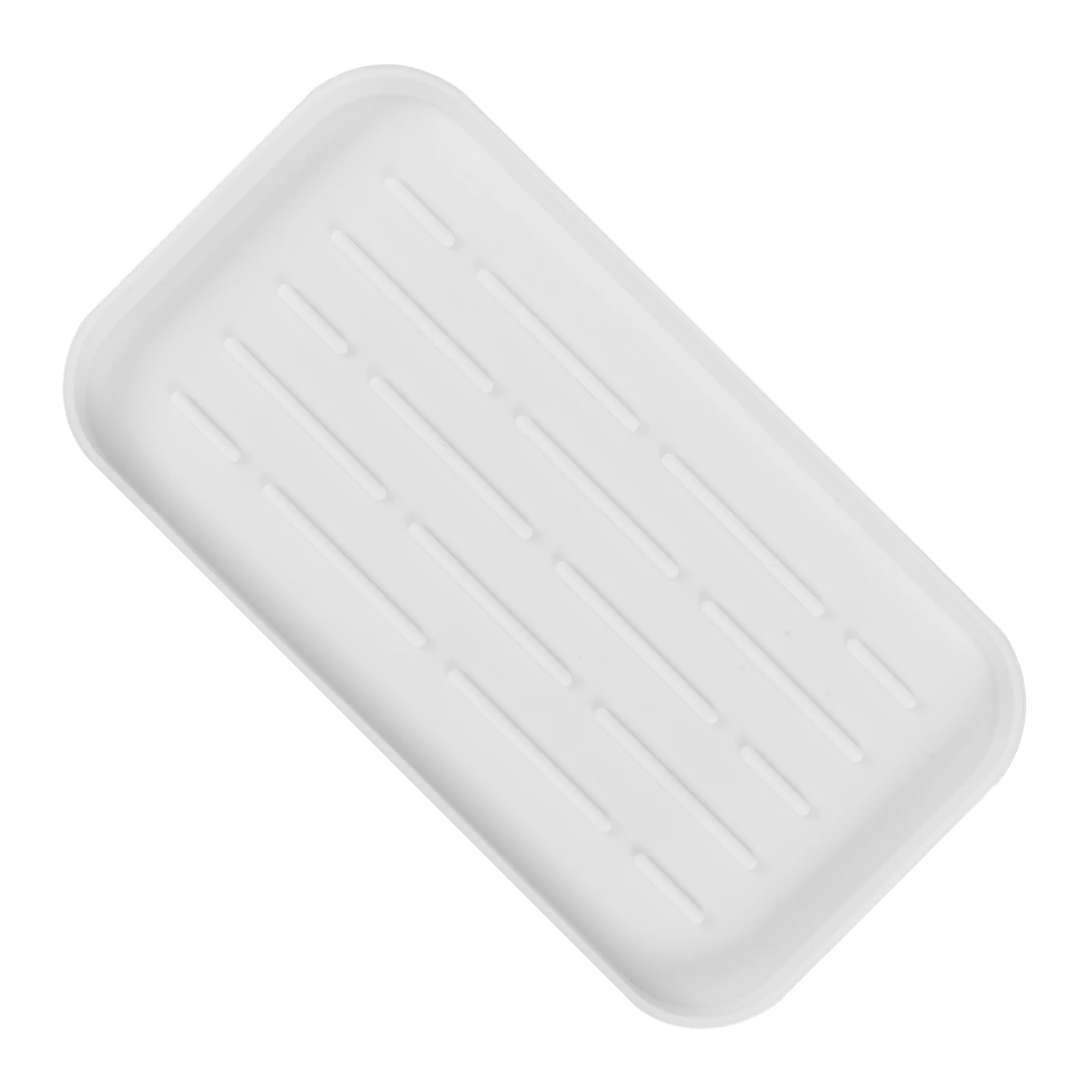 

Silicone Draining Tray Mat Kitchen Counter Drying Dishes Pad Small Fruit Drain Mat Dish Tray Non Slip Easy Clean Multifunctional