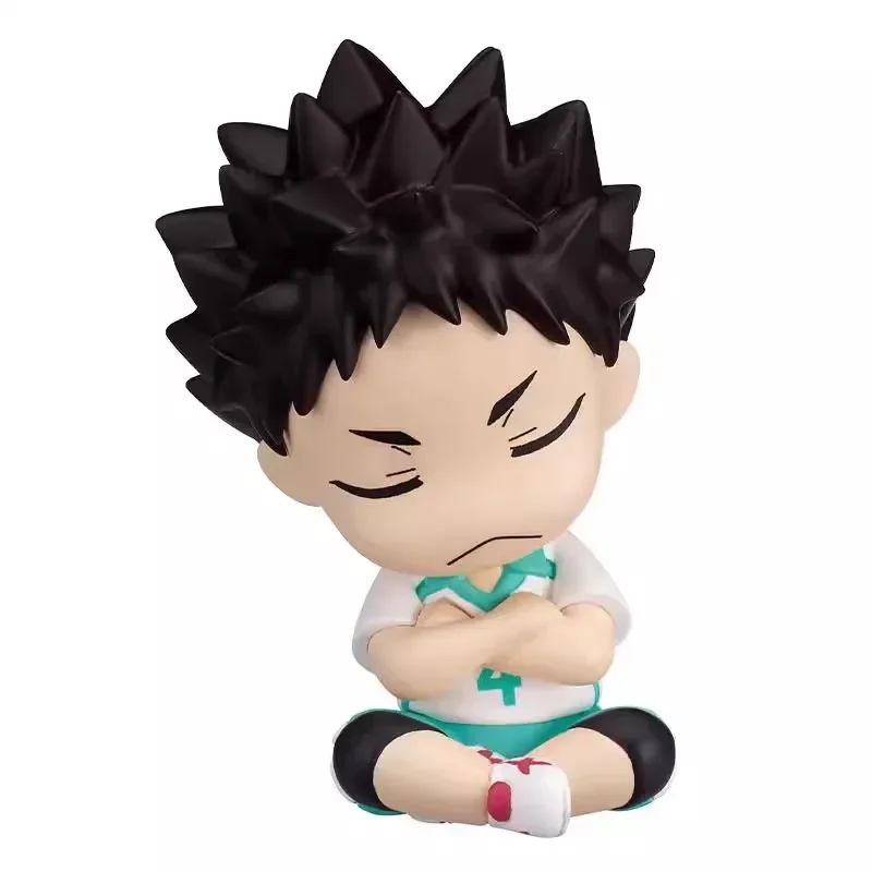 Genuine Haikyuu!! Shoulder on Shoulder Hinata Shoyo Kotaro Bokuto Akaashi Keiji Children's Day Gifts Action Figure Model Toys