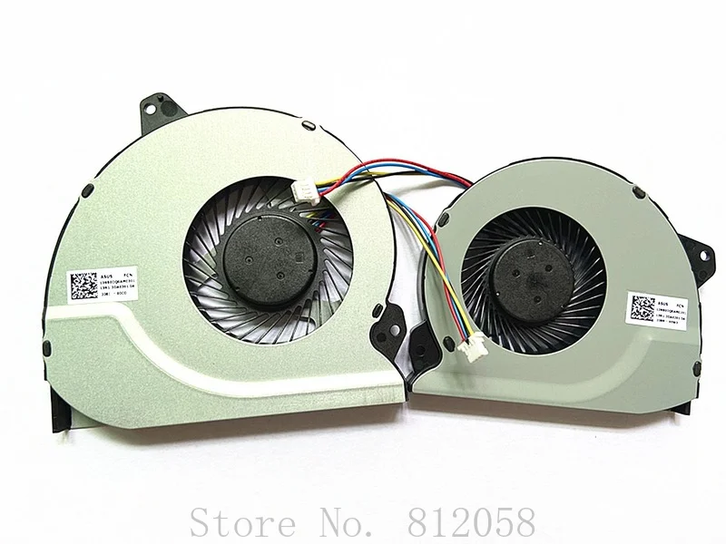 New Laptop CPU GPU Cooling Fan for ASUS ROG Gl702vmk Gl702vml Gl702vm Laptop Cooler Fan