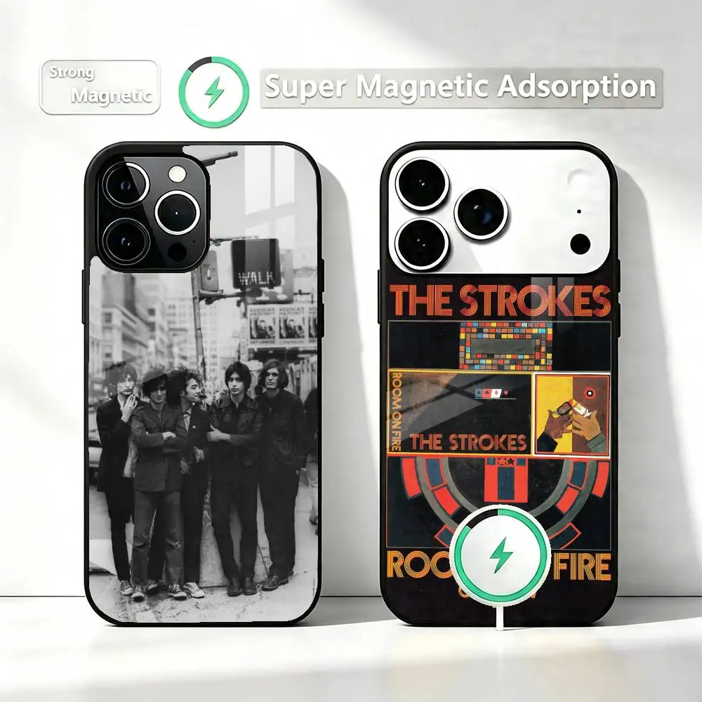The S-Strokes - La Réalité Attends-vous - Coque de téléphone pour iPhone 17, 16, 15, 14, 13, 12, 11 Plus, Pro - Compatible avec la charge magnétique sans fil