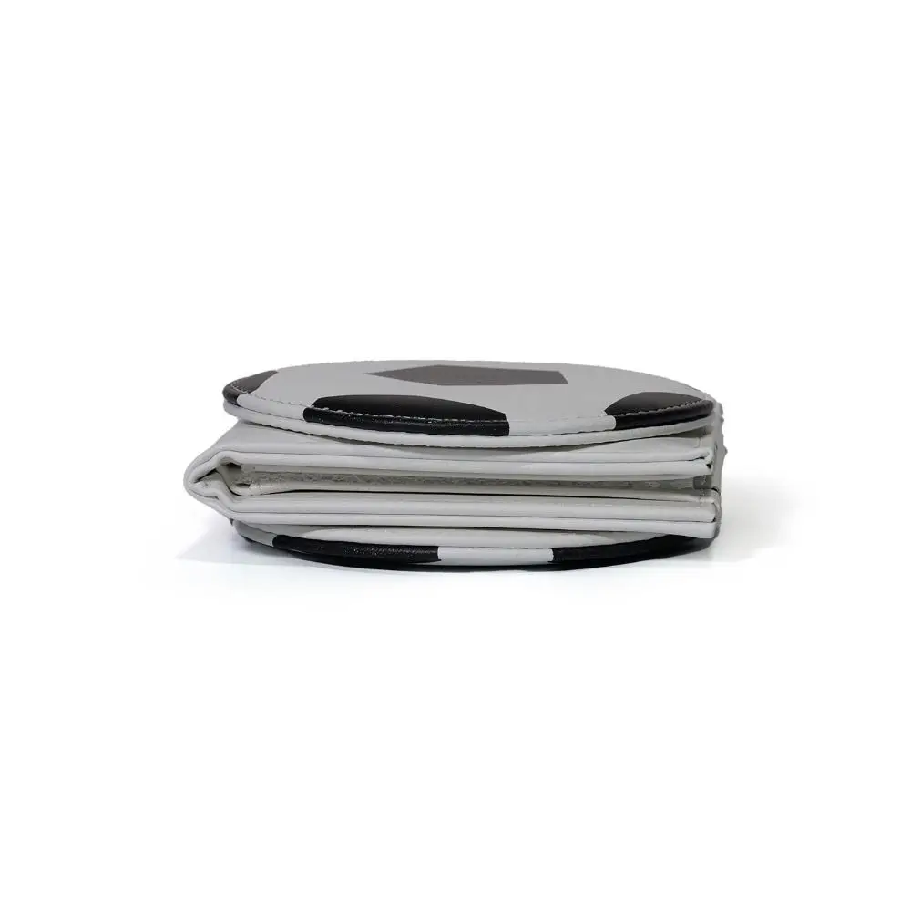 Creative Basketball Burger Wallet RFID Blocking Football Money Clip Large Capacity Cartoon Short Leather Purse Travel