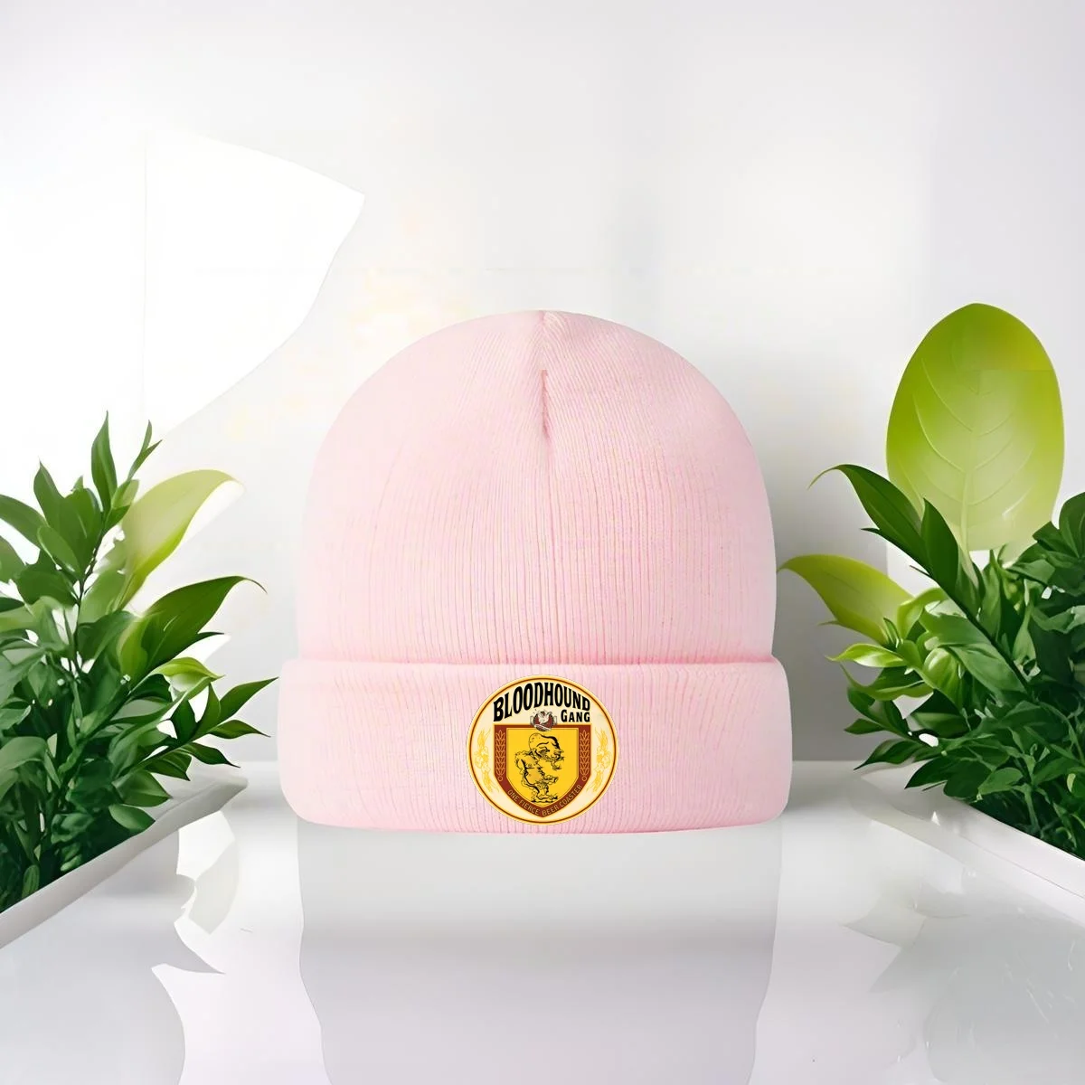 BLOODHOUND GANG 2026 새로운 유니섹스 니트 모자 - 멀티 컬러, 따뜻하고 편안한 겨울 모자, 남성용 스타일리시한 모자